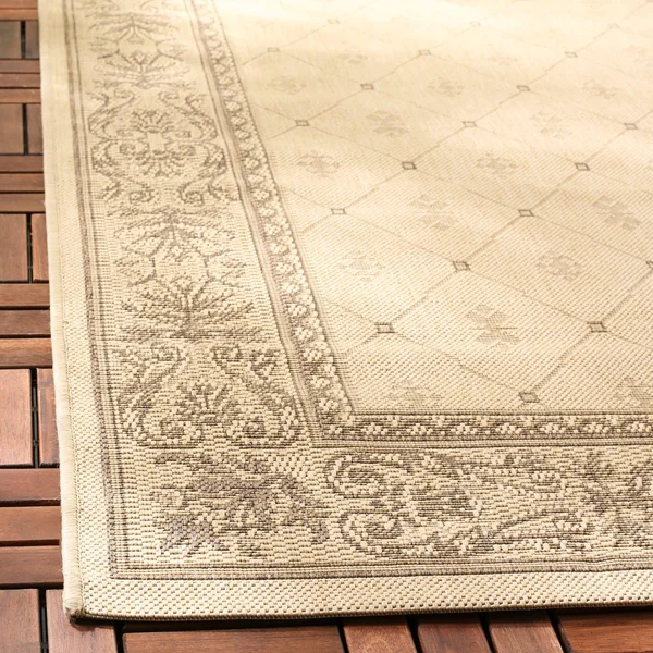 Safavieh Courtyard CY2326-3009 5&3x22 x 5&3x22 Round Brown - Natural Area Rug