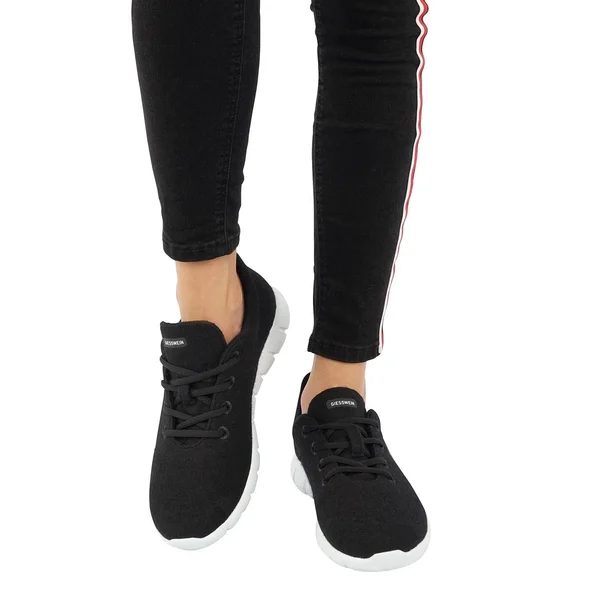 Giesswein Merino Runners/Sneakers by Giesswein - Women - Special Edition - Women - Color: Black-White - Size: 6 US - Runners - S