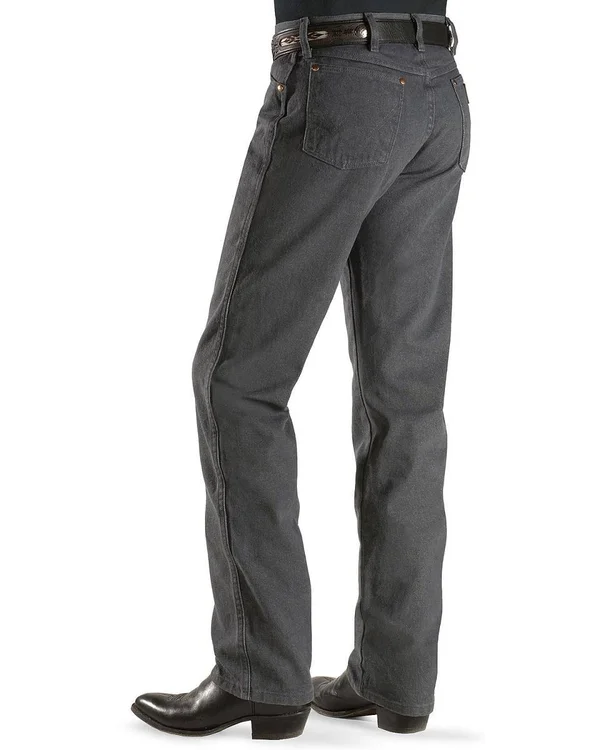 Wrangler Men's Charcoal Cowboy Cut Original Fit Jeans