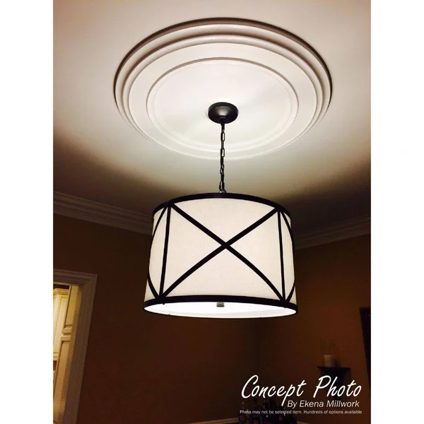 27 7/8x22OD x 3 7/8x22ID x 2 1/2x22P Tomango Egg & Dart Ceiling Medallion (Brass)