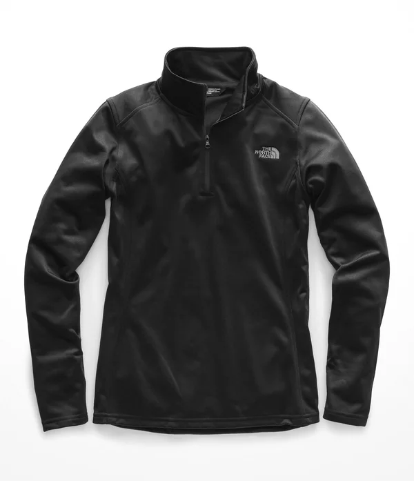 The North Face Women's Tech Glacier 1/4 Zip TNF Black - XL