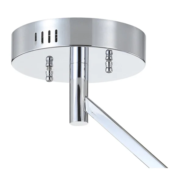 Jonathan Y Owen 17.5x22 Dimmable Integrated LED Metal Semi-Flush Mount - Chrome JYL7016A