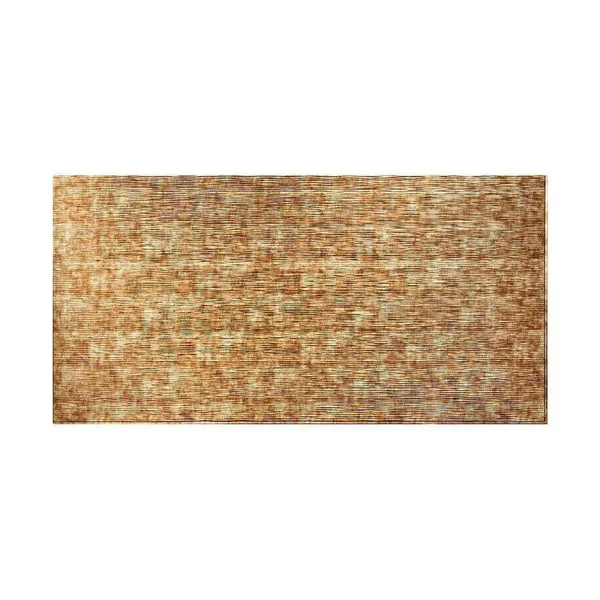 96x22W x 48x22H Fasade Ripple Horizontal Wall PANEL, Bermuda Bronze