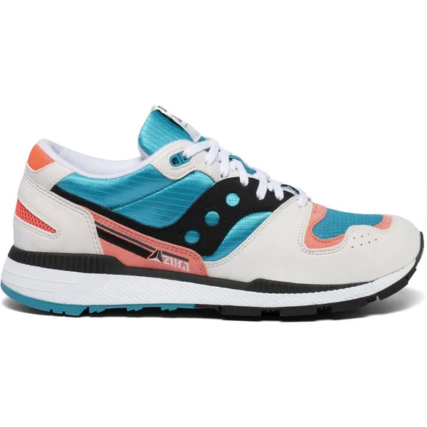 Saucony Azura Size: 8M, White, Violet, Capri