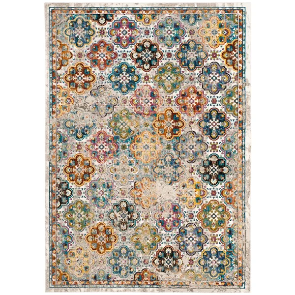 Safavieh Aria ARA161E 6&5x22 x 6&5x22 Square Beige, Multi Area Rug