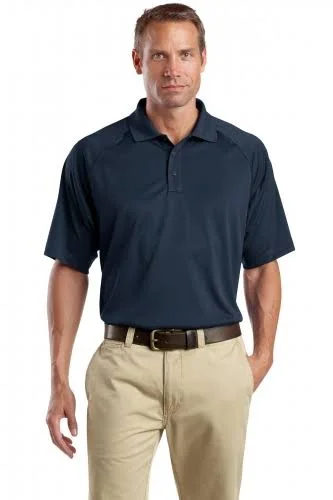 12 Customized Cornerstone CS410 Men's Select Snag-Proof Tactical Polo - Dark Navy - 4XLT