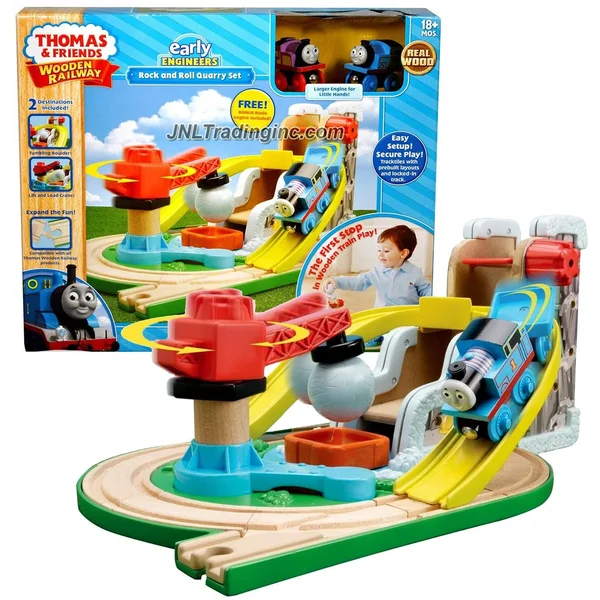 Thomas and Friends Wooden Railway - Early Engineers Rock N Roll Quarry Set