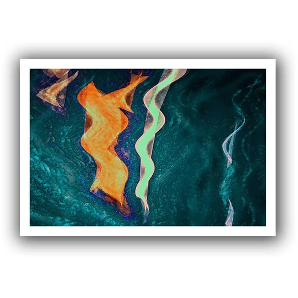 ArtWall Dean Uhlinger 'The Depths' Unwrapped Canvas - Multi, 36x52