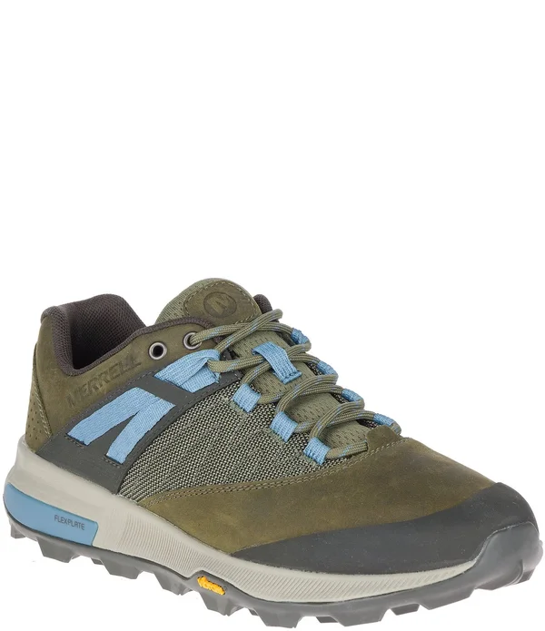 Merrell Women's Zion Low Hiking Shoes Green 9