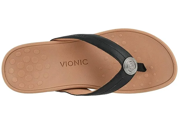 Women's Vionic Pilar Platform Thong Sandal - Size: 11, Black