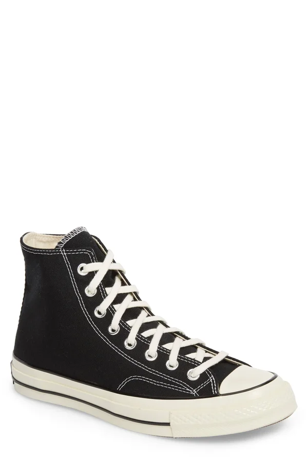 Converse Unisex All Star 70&s High Top Sneakers, Black/Egret, W 11/M 9