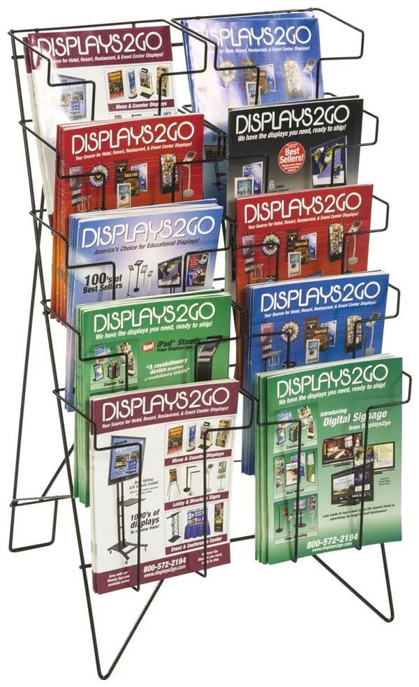 Metal Wire Magazine Holder for Countertops