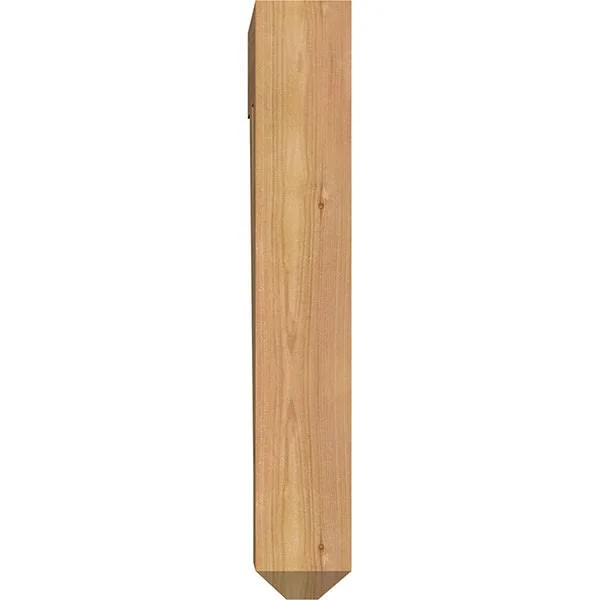 Ekena Millwork 3 1/2x22W x 14x22D x 22x22H Thorton Craftsman Smooth BRACKET - Western Red Cedar
