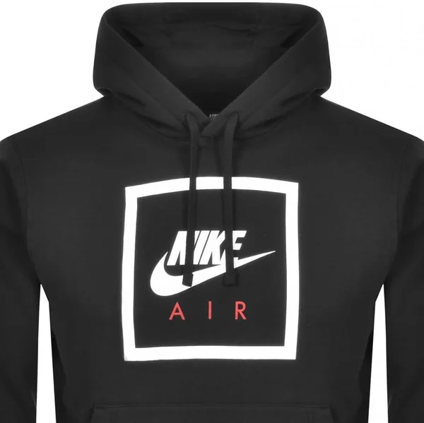 Nike Air Logo Hoodie Black