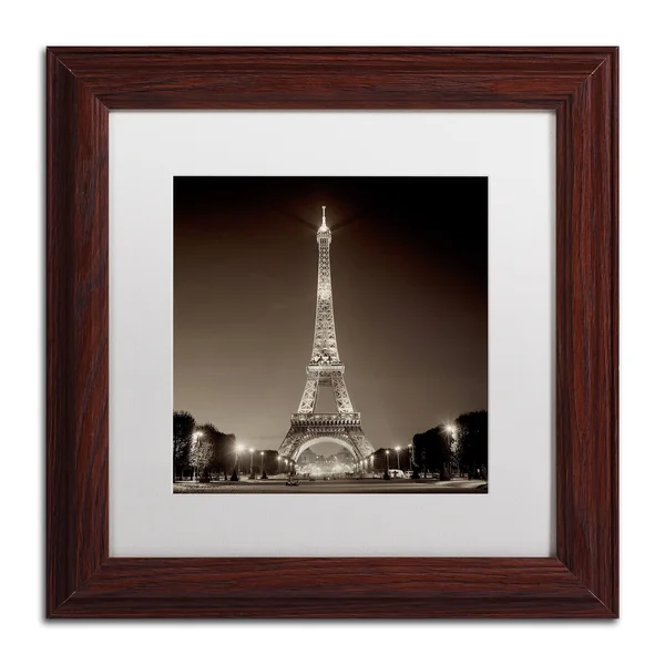 Trademark Art Alan Blaustein 'Tour Eiffel I' Matted Framed Art