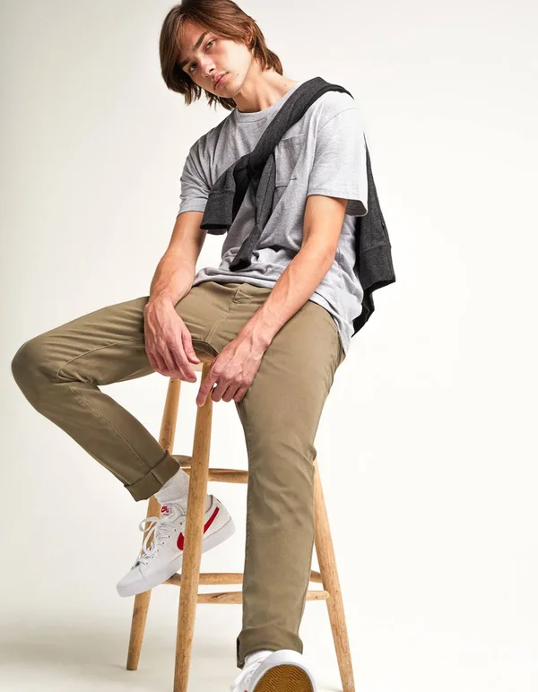 Rsq Skinny Army Chinos - Army - 3032