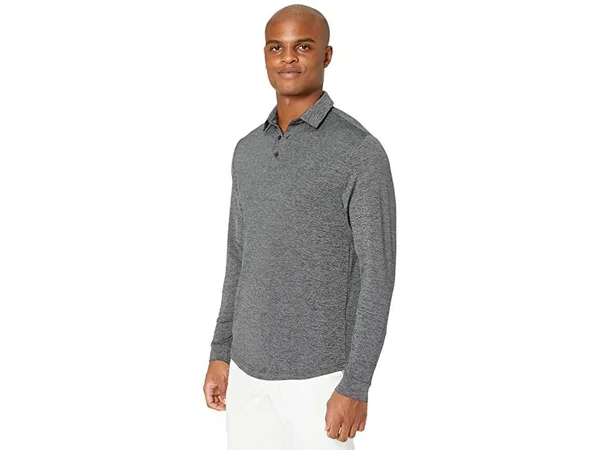 Under Armour Men's Playoff 2.0 Long Sleeve Polo - Black - LG