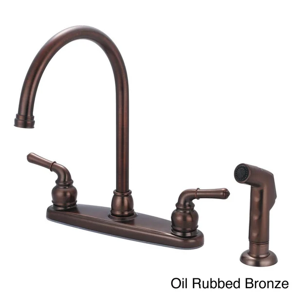 Olympia Faucets K-5342 Two Handle Kitchen Faucet - Polished Chrome