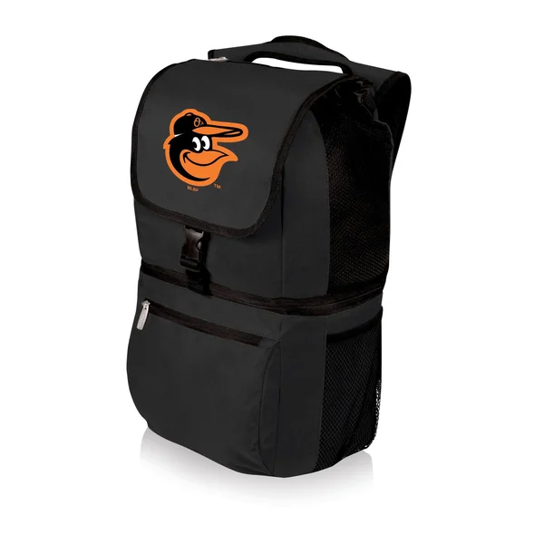 Picnic Time Baltimore Orioles Zuma Backpack Cooler, Black