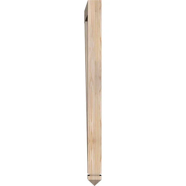 3 1/2x22W x 36x22D x 48x22H Funston Arts & Crafts Smooth BRACKET - Douglas Fir