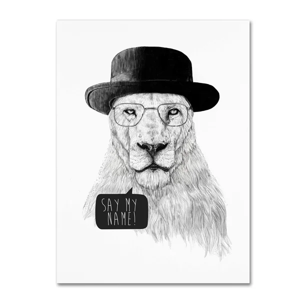 Trademark Fine Art Say My Name Canvas Art by Balazs Solti - Size: 18 x 24