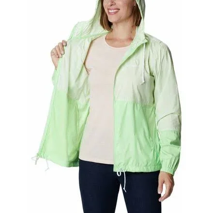 Columbia Flash Forward Windbreaker - Women's Light Lime/Lime Glow - XL