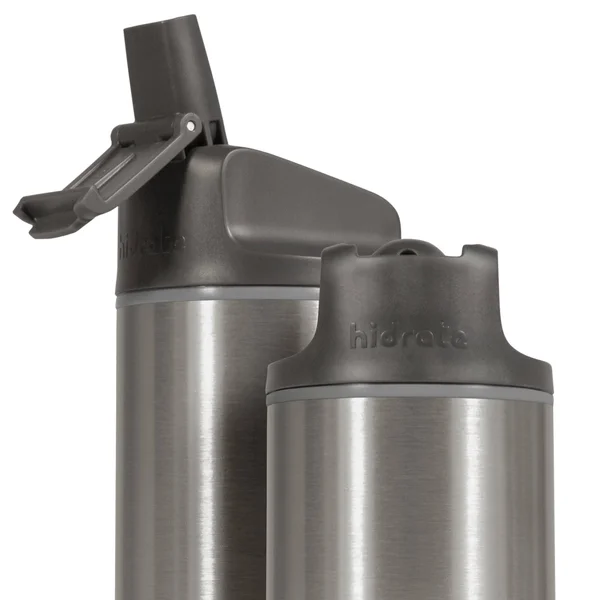 HidrateSpark Steel Insulated Stainless Steel Smart Water Bottle & App 17oz, Chug, Sea Glass