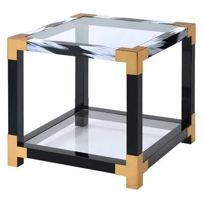 Ellii End Table with Storage Everly Quinn