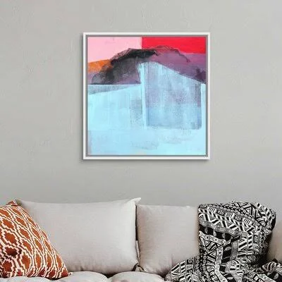 Hiding places by Lina Alattar - Painting Print on Canvas Wrought Studio Format: White Floater Framed Canvas, Size: 32x22 H x 32x
