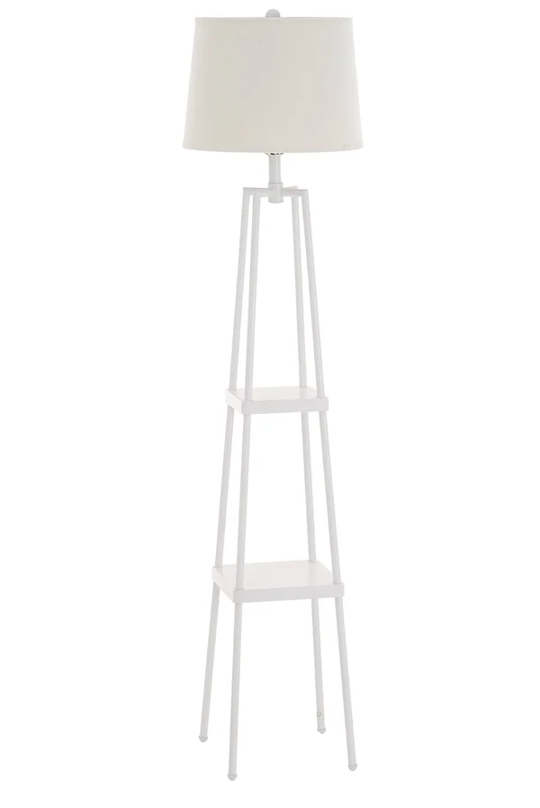Catalina Lighting Sawyer Etagere Floor Lamp - White