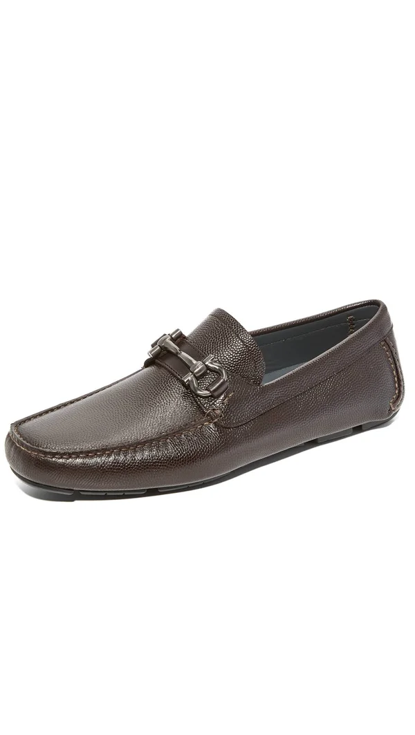 Salvatore Ferragamo Men's Parigi Bit Driver Shoes