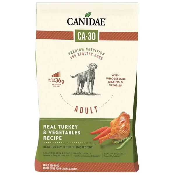 Canidae CA-30 Real Turkey - Peas & Carrots Recipe Dry Dog Food - 25-lb