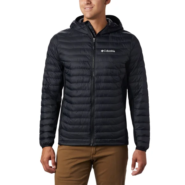 Columbia Powder Pass Hooded Jacket - S - Black