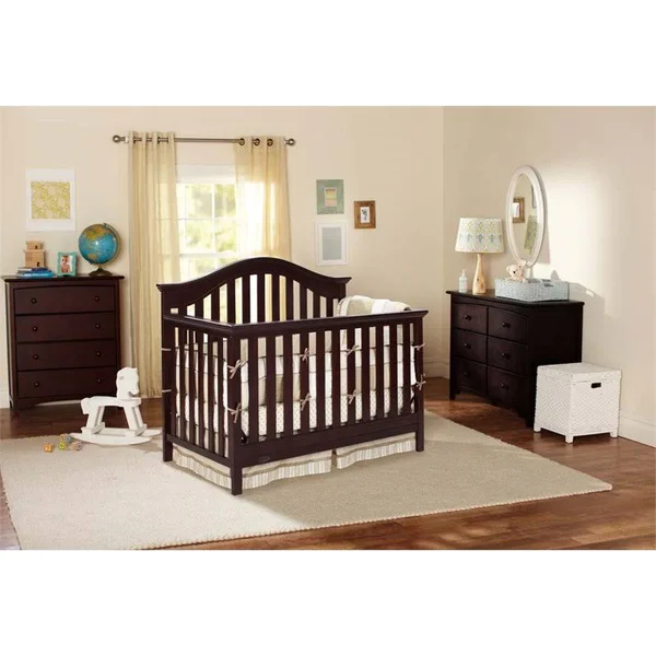 Graco Bryson 4 in 1 Convertible Crib Espresso