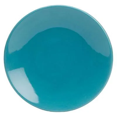 Wolfe 11x22 Dinner Plate (Set of 4) Ebern Designs Color: Aqua