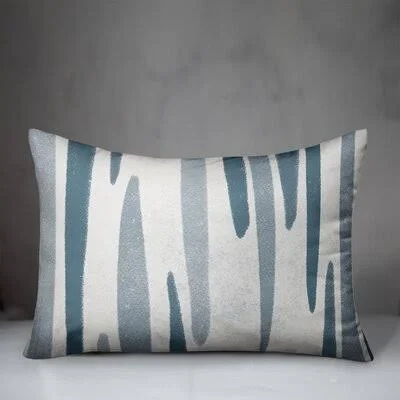 Giavanna Indoor - Outdoor Lumbar Pillow Hashtag Home Color: Blue