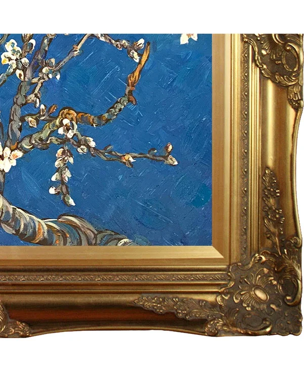 Tori Home Branches of An Almond Tree in Blossom by Vincent Van Gogh Framed Painting; Medium