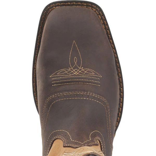 Durango Rebel Men's Waterproof Steel-Toe Western Boots, Size: Medium (13), Brown