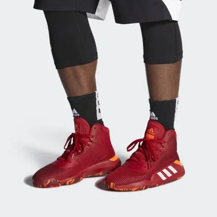 Adidas Pro Bounce 2019 Mens Basketball Sneakers Shoes Casual - Red