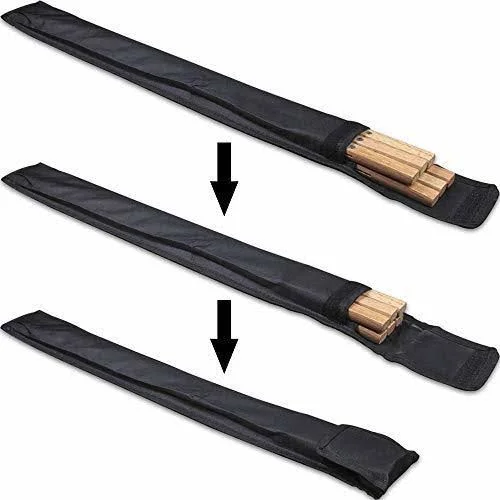 Goutime 23 x 5/8 inch Stainless Steel Shish Kabob Skewers with Bag, Set of 6