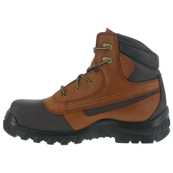 Men's Iron Age Backstop Steel Toe 6 inch Work Boot, Size: 13 W, Brown