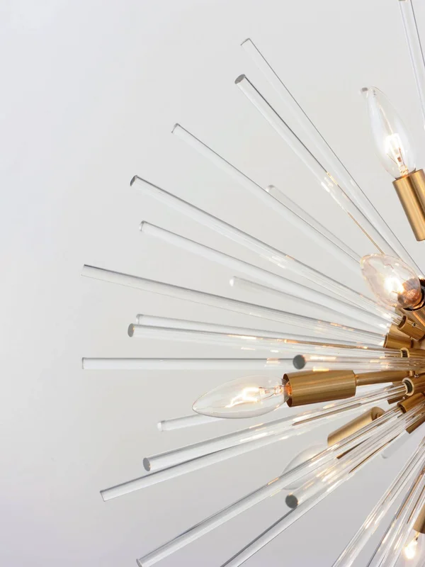Maxim Lighting 28664CLSBR Polaris - 12 Light Pendant Satin Brass