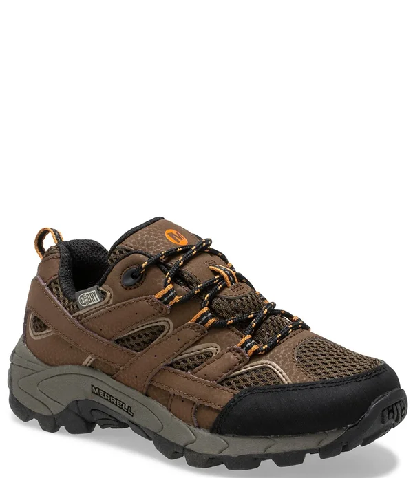 Merrell Moab 2 Low Lace Waterproof Hiker - Kids Unisex, Size: 13.5