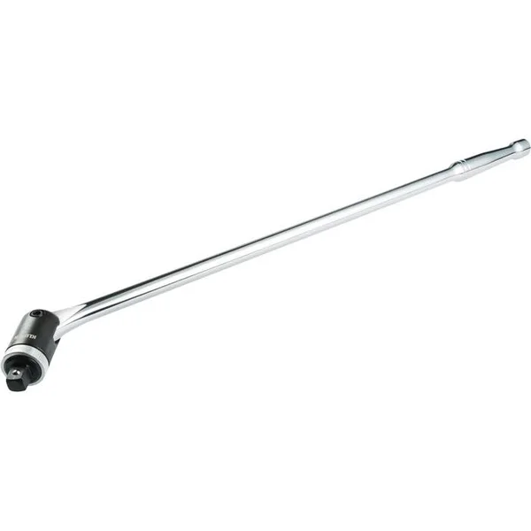 Klutch 24inch Ratcheting Breaker Bar - 1/2Inch Drive - Flex Head