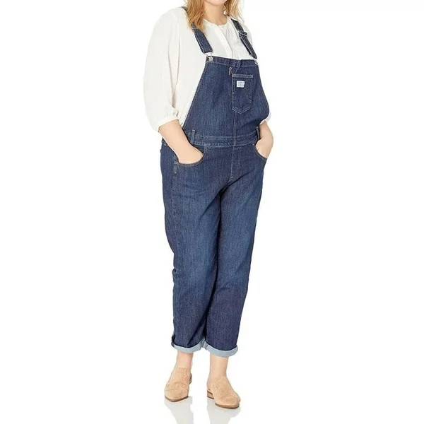 Levi&s Womens Plus Denim Solid Overall Jeans - Women's, Size: 22W, Blue