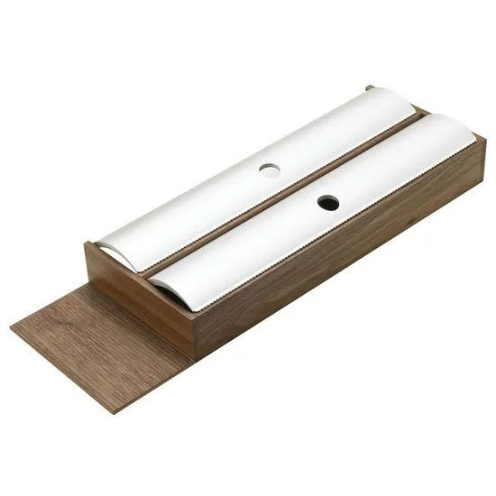 Hafele Fineline Refillable Roll Wrap Holder Drawer Organizer - Finish Birch