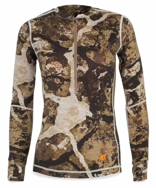 Women's Wick Quarter Zip XL - First Lite Cipher by First Lite