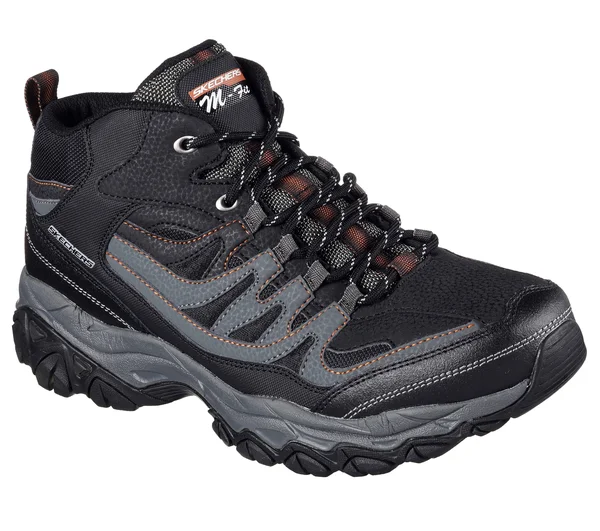 Men's Skechers After Burn Memory Fit Geardo High Top Trainer - Size: 6.5, Black