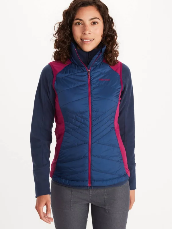 Marmot Women's Variant Hybrid Vest in Wild Rose/Arctic Navy Size: Xs