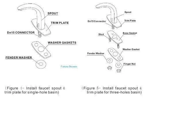 Cascada Automatic Hands Free Modern Contemporary Design Sensor Faucet (Hot & Cold) - Chrome (hdd413)